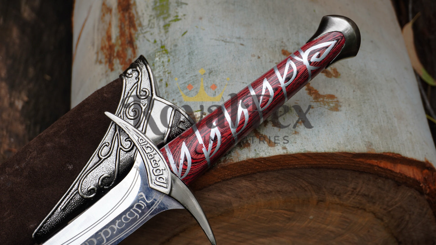 Sting Sword Bespoke Bilbo,s Short Stainless Steel Frodo Movie Cosplay Replica with Scabbard Mount Best Birthday Gift for him