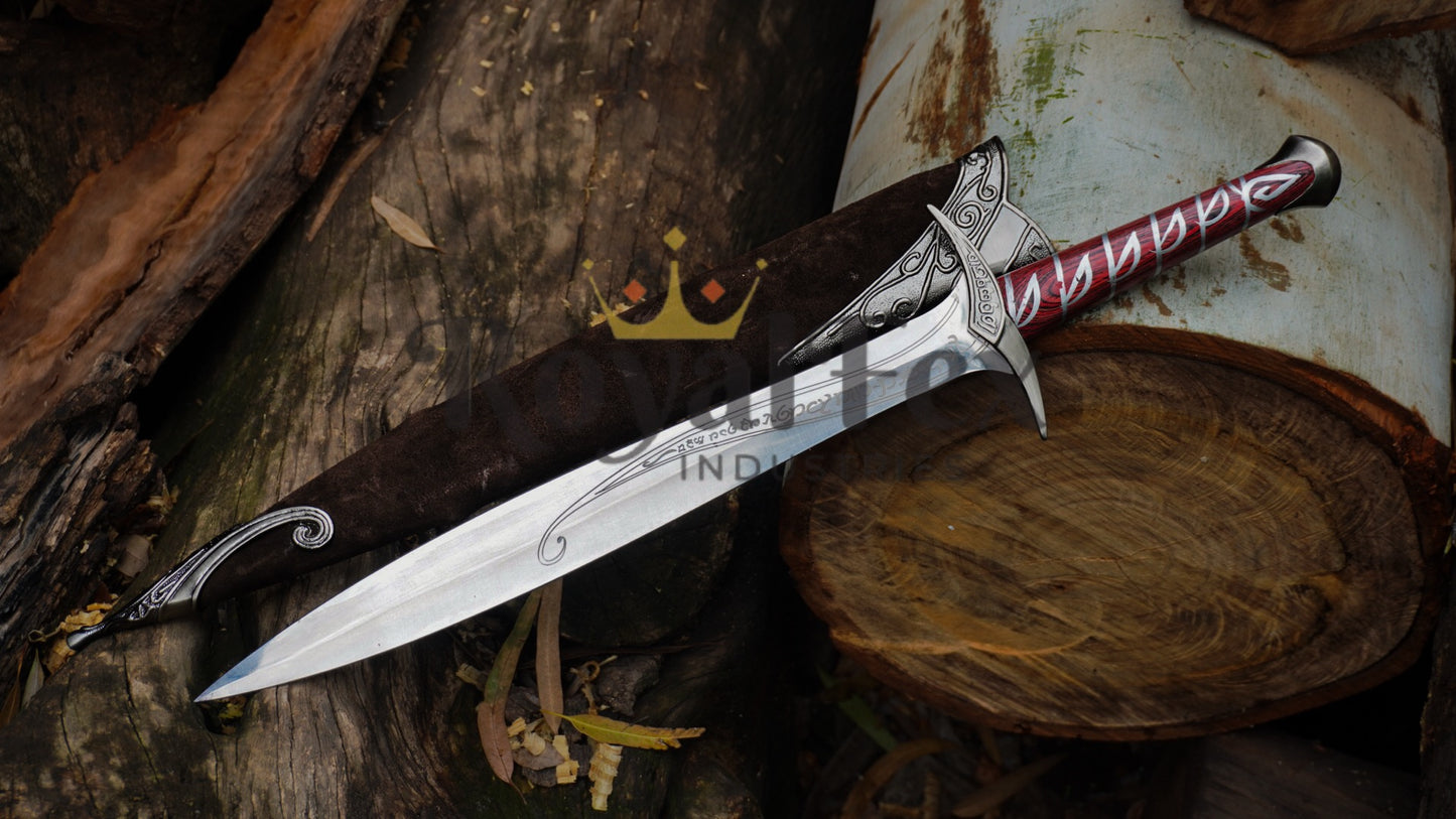 Sting Sword Bespoke Bilbo,s Short Stainless Steel Frodo Movie Cosplay Replica with Scabbard Mount Best Birthday Gift for him