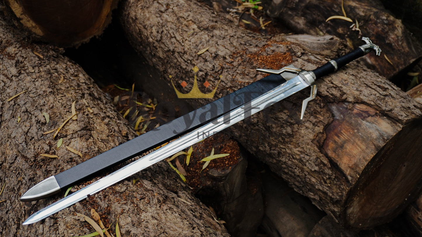 The Witcher Sword of Geralt of Rivia sword witcher 3 sword Scabbard & wall mount