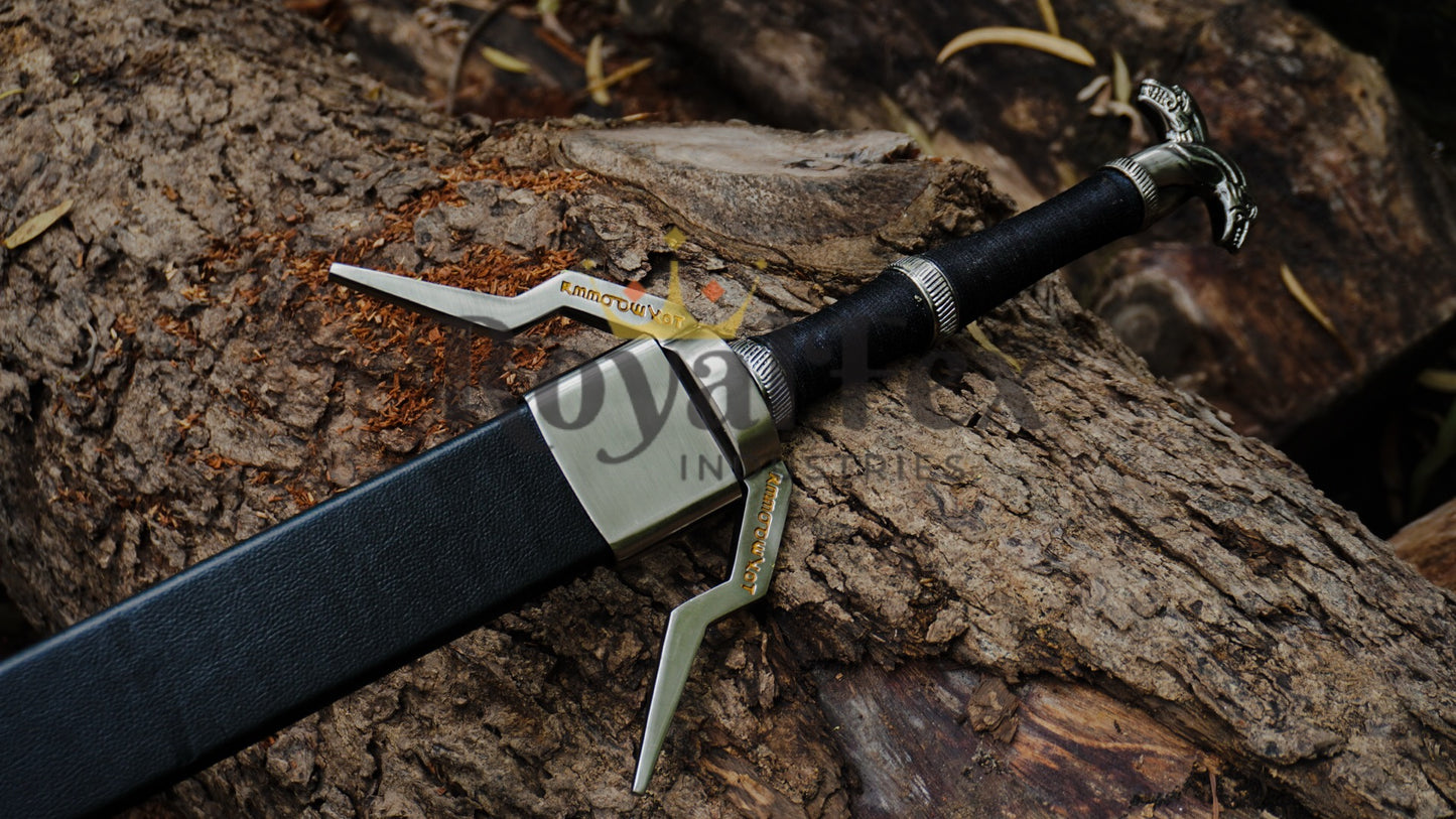 The Witcher Sword of Geralt of Rivia sword witcher 3 sword Scabbard & wall mount