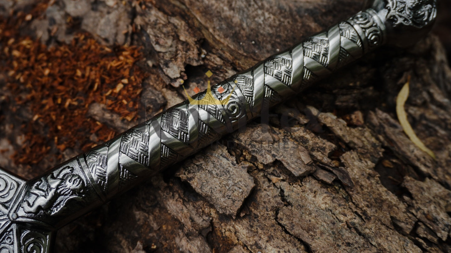 Handmade Stainless Steel Scottish Claymore Sword, Highlander Sword, Medieval Sword With Leather Sheath, Groomsmen Gift, Christmas Gift