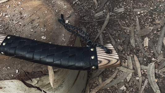 Handmade Viking Axe with Engraved Carbon Steel Blade | Custom Wood Handle | Tactical & Decorative Hatche